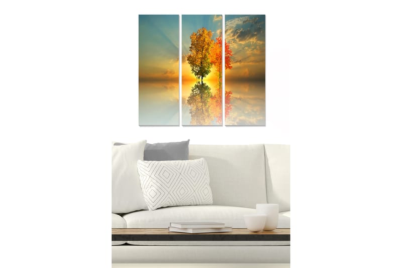 Tavla Scenic 3-pack Flerfärgad - 20x50 cm - Inredning - Tavlor & konst - Canvastavlor