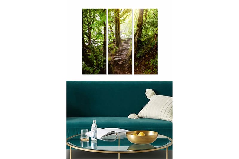 Tavla Scenic 3-pack Flerfärgad - 20x50 cm - Inredning - Tavlor & konst - Canvastavlor