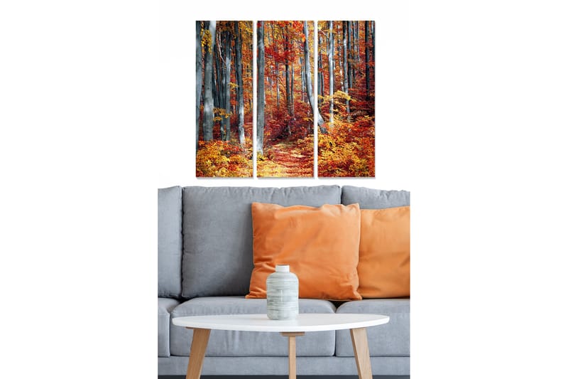 Tavla Scenic 3-pack Flerfärgad - 20x50 cm - Inredning - Tavlor & konst - Canvastavlor
