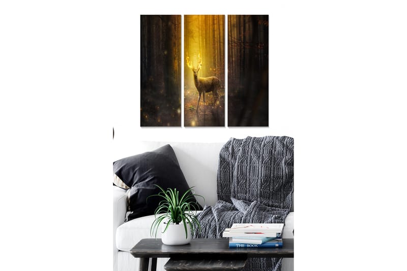 Tavla Scenic 3-pack Flerfärgad - 20x50 cm - Inredning - Tavlor & konst - Canvastavlor