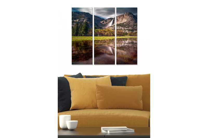 Tavla Scenic 3-pack Flerfärgad - 20x50 cm - Inredning - Tavlor & konst - Canvastavlor