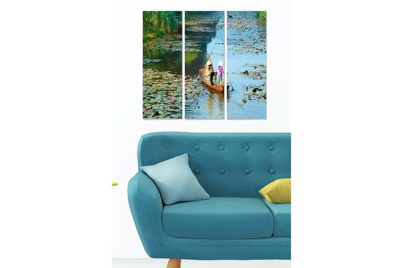 Tavla Scenic 3-pack Flerfärgad - 20x50 cm - Inredning - Tavlor & konst - Canvastavlor