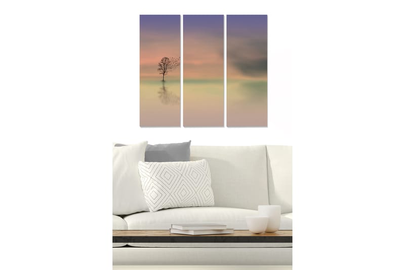 Tavla Scenic 3-pack Flerfärgad - 20x50 cm - Inredning - Tavlor & konst - Canvastavlor