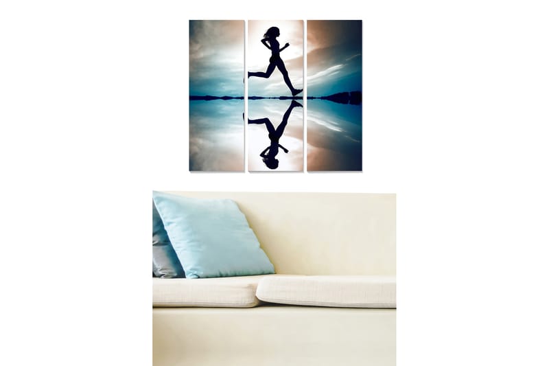Tavla Scenic 3-pack Flerfärgad - 20x50 cm - Inredning - Tavlor & konst - Canvastavlor