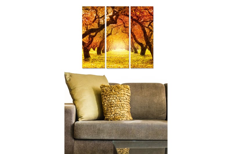 Tavla Scenic 3-pack Flerfärgad - 20x50 cm - Inredning - Tavlor & konst - Canvastavlor