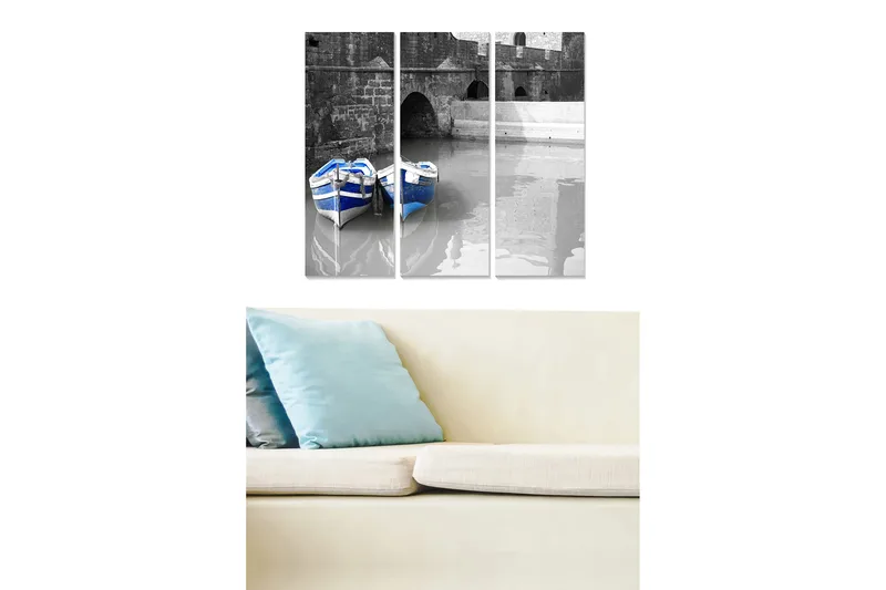 Tavla Scenic 3-pack Flerfärgad - 20x50 cm - Inredning - Tavlor & konst - Canvastavlor