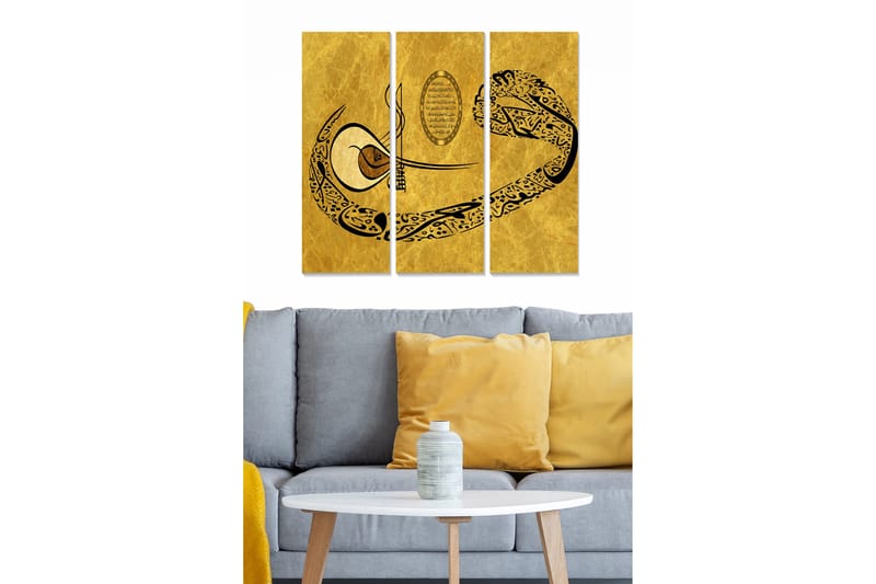 Tavla Scenic 3-pack Flerfärgad - 20x50 cm - Inredning - Tavlor & konst - Canvastavlor