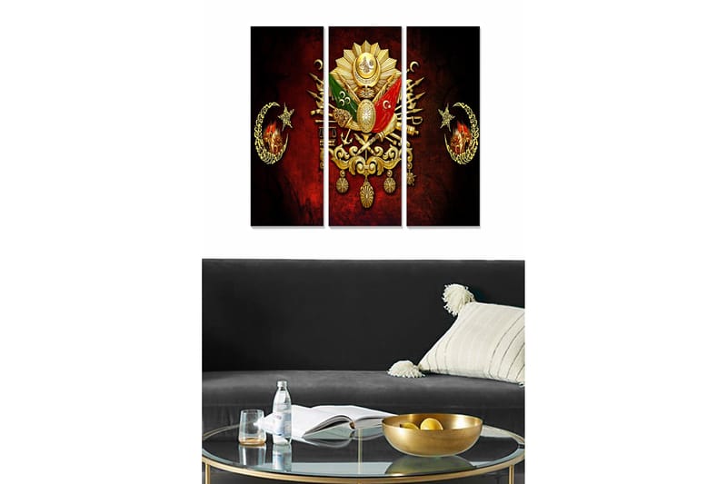 Tavla Scenic 3-pack Flerfärgad, 20x50 cm