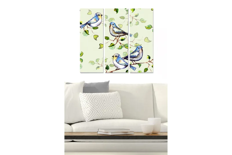 Tavla Scenic 3-pack Flerf ärgad, 20x50 cm