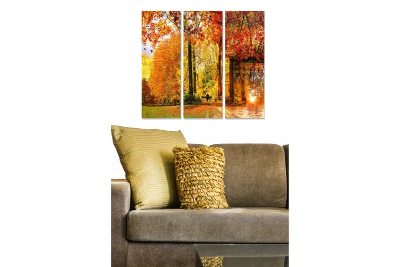 Tavla Scenic 3-pack Flerfärgad - 20x50 cm - Inredning - Tavlor & konst - Canvastavlor