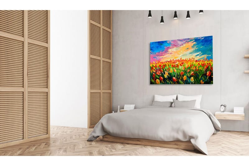 Tavla Sea of Tulips 120x80, Artgeist sp. z o. o.