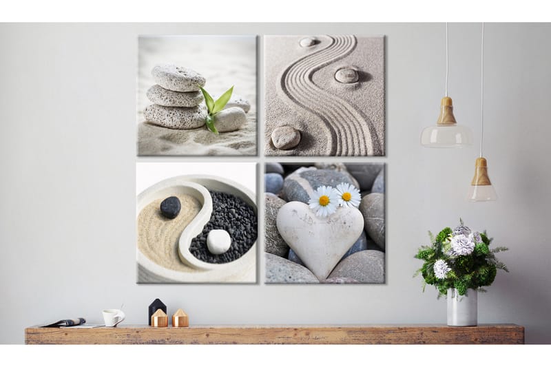 Tavla Sea Yin And Yang 40x40 - Artgeist sp. z o. o. - Inredning - Tavlor & konst - Canvastavlor