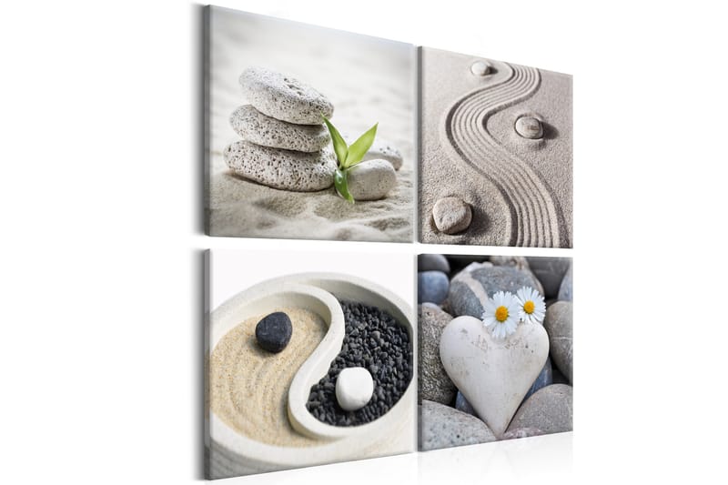 Tavla Sea Yin And Yang 40x40, Artgeist sp. z o. o.