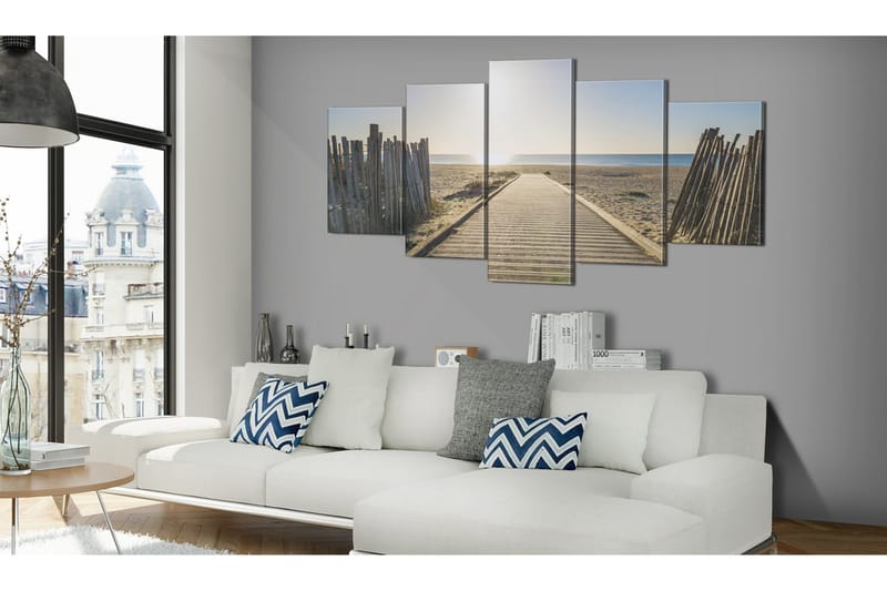 Tavla Sea Promenade 100x50 - Artgeist sp. z o. o. - Inredning - Tavlor & konst - Canvastavlor