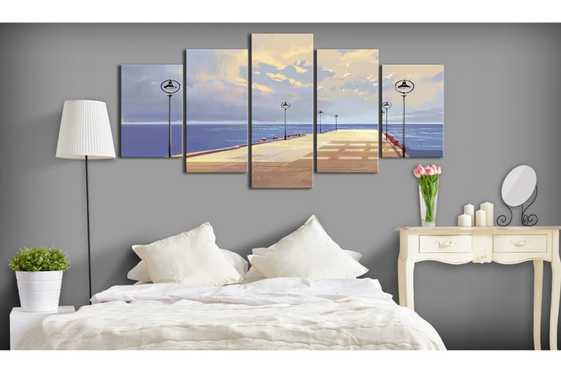 Tavla Seaside Walk 100x50 - Artgeist sp. z o. o. - Inredning - Tavlor & konst - Canvastavlor