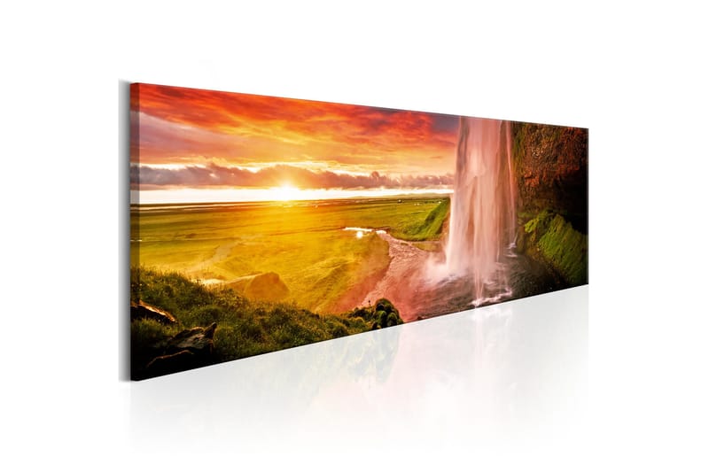 Tavla Seljalandsfoss Waterfall 120x40, Artgeist sp. z o. o.