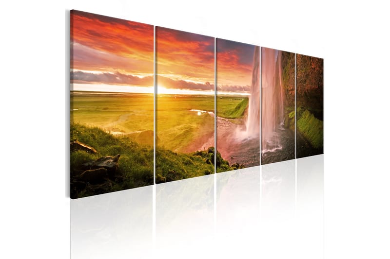 Tavla Seljalandsfoss Waterfall 200x80, Artgeist sp. z o. o.