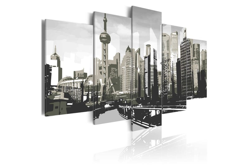 Tavla Shanghai China´S Largest City 100x50, Artgeist sp. z o. o.