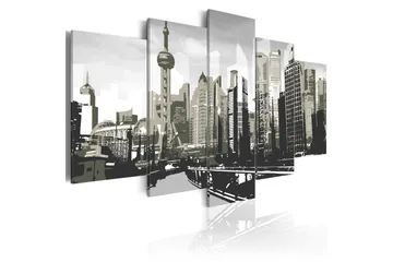 Tavla Shanghai China´S Largest City 200x100 - Artgeist sp. z o. o. - Inredning - Tavlor & konst - Canvastavlor