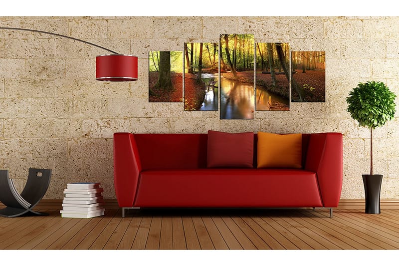 Tavla Silent Forest 200x100 - Artgeist sp. z o. o. - Inredning - Tavlor & konst - Canvastavlor