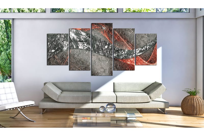 Tavla Silver Fire 200x100 - Artgeist sp. z o. o. - Inredning - Tavlor & konst - Canvastavlor