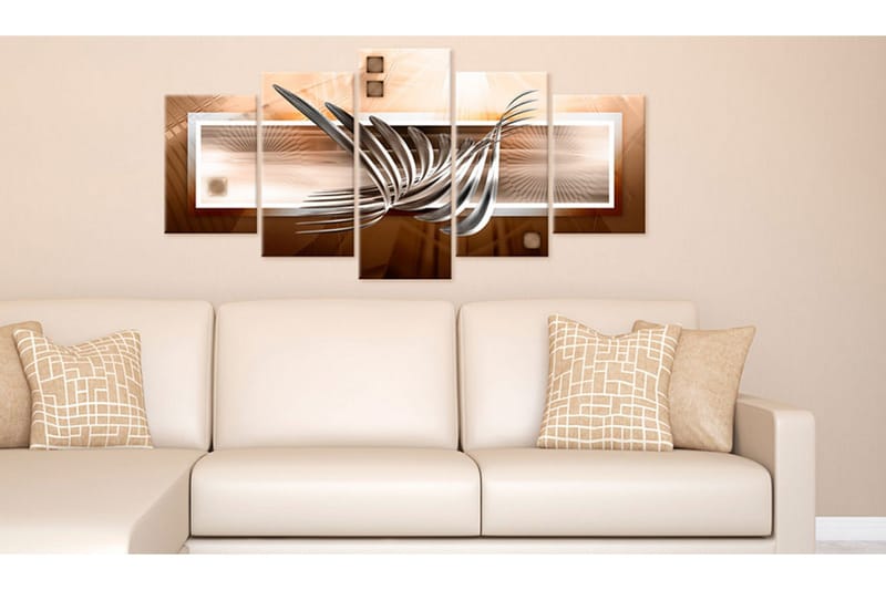 Tavla Silver Waves 100x50 - Artgeist sp. z o. o. - Inredning - Tavlor & konst - Canvastavlor