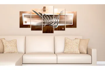 Tavla Silver Waves 200x100 - Artgeist sp. z o. o. - Inredning - Tavlor & konst - Canvastavlor