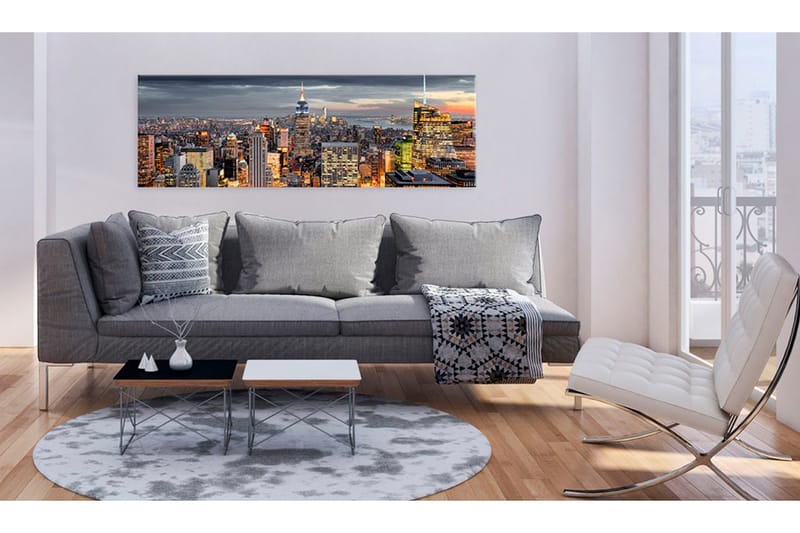Tavla Sleepless in the City 135x45 - Artgeist sp. z o. o. - Inredning - Tavlor & konst - Canvastavlor