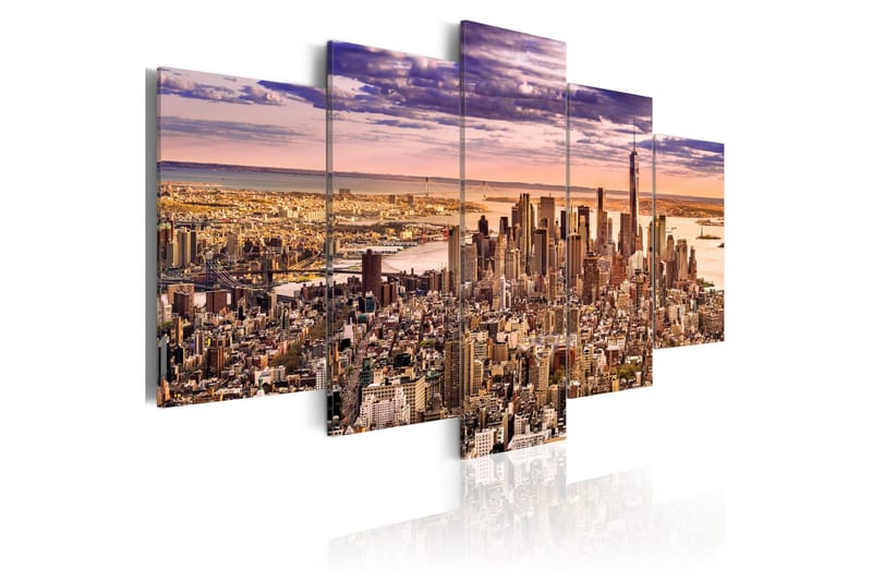 Tavla Sleeplessness In New York 100x50, Artgeist sp. z o. o.