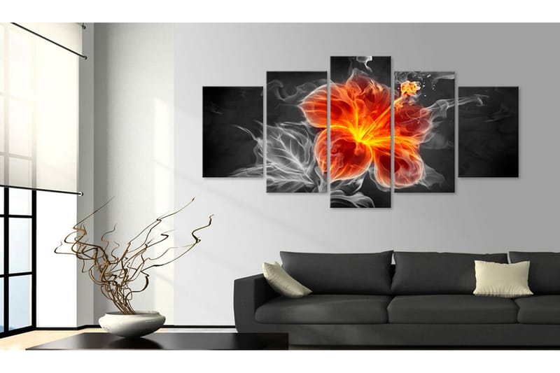 Tavla Smoky Flower 200x100 - Artgeist sp. z o. o. - Inredning - Tavlor & konst - Canvastavlor