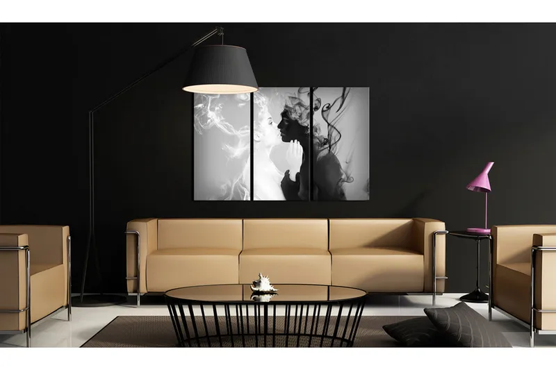 Tavla Smoky Kiss 120x80 - Artgeist sp. z o. o. - Inredning - Tavlor & konst - Canvastavlor