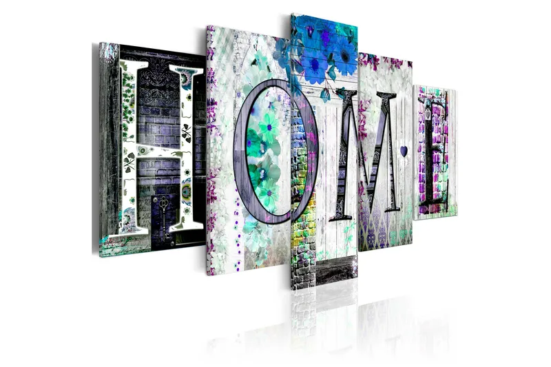 Tavla Solid Foundation In Navy 200x100, Artgeist sp. z o. o.