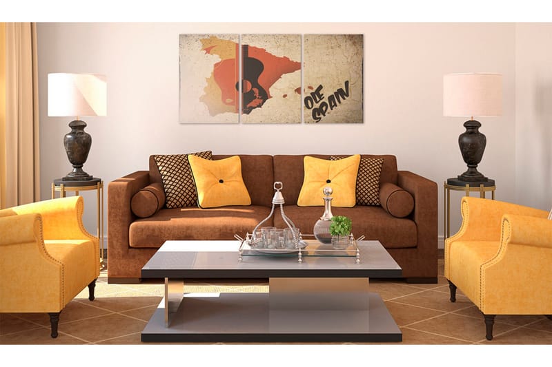 Tavla Spanien Gitarr Och Flamenco 120x60 - Artgeist sp. z o. o. - Inredning - Tavlor & konst - Canvastavlor