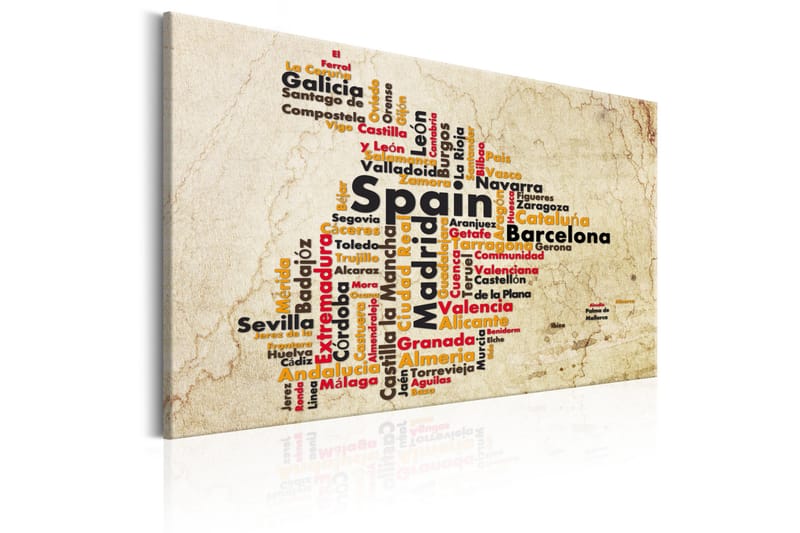 Tavla Spanish Cities (ES) 60x40 - Inredning - Tavlor & konst - Canvastavlor