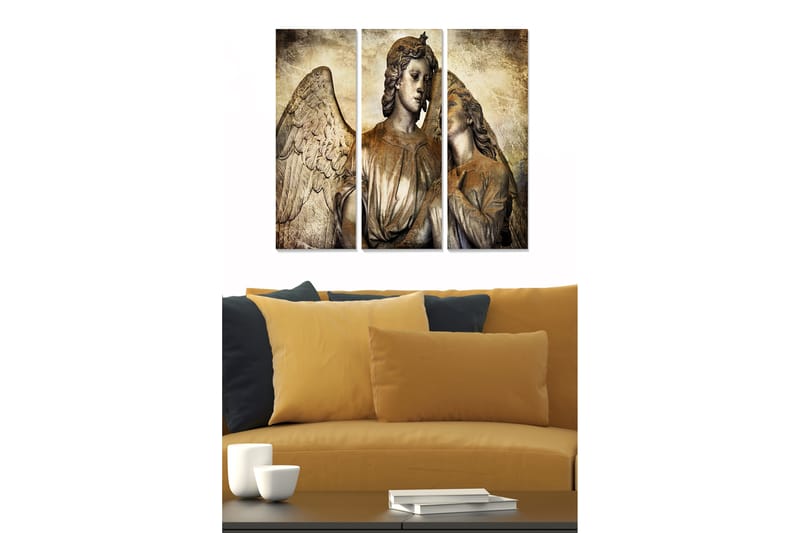 Tavla Spiritual 3-pack Flerfärgad - 20x50 cm - Inredning - Tavlor & konst - Canvastavlor
