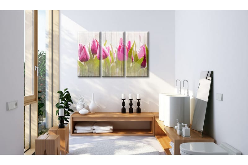 Tavla Spring bouquet of tulips 90x60 - Artgeist sp. z o. o. - Inredning - Tavlor & konst - Canvastavlor