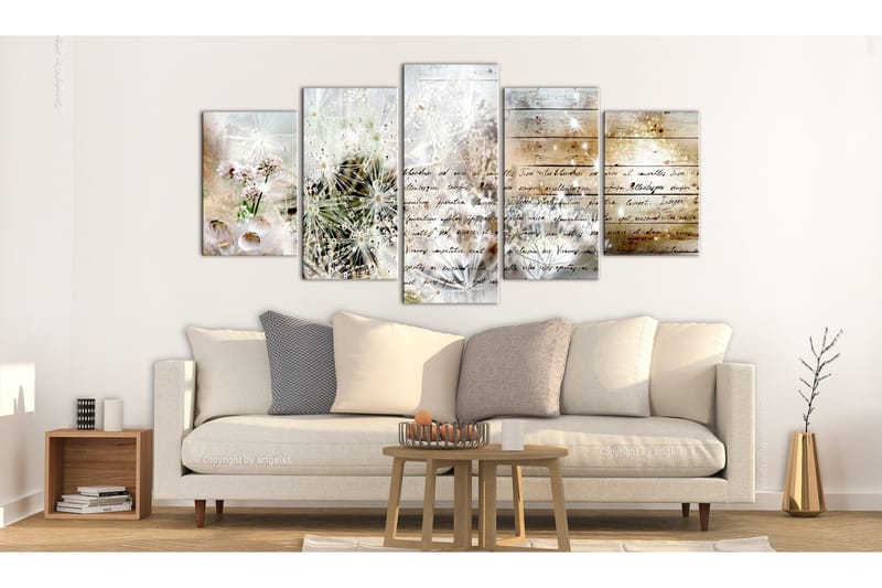 Tavla Starry Dandelions Ii 100x50 - Artgeist sp. z o. o. - Inredning - Tavlor & konst - Canvastavlor