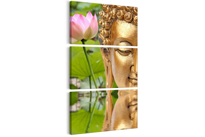 Tavla Statue With A Flower 60x120, Artgeist sp. z o. o.