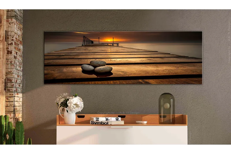 Tavla Stones on the Pier 120x40, undefined