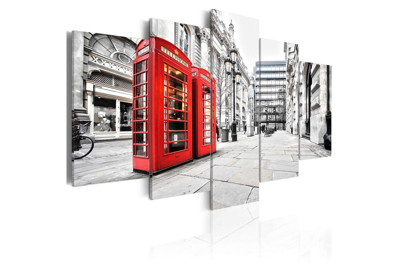 Tavla Street Of London 200x100 - Artgeist sp. z o. o. - Inredning - Tavlor & konst - Canvastavlor