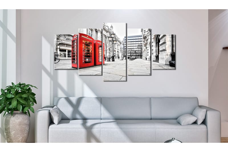 Tavla Street Of London 200x100 - Artgeist sp. z o. o. - Inredning - Tavlor & konst - Canvastavlor