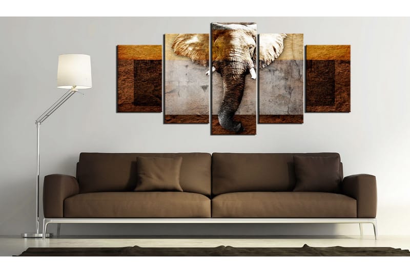 Tavla Strength Of Africa 200x100 - Artgeist sp. z o. o. - Inredning - Tavlor & konst - Canvastavlor