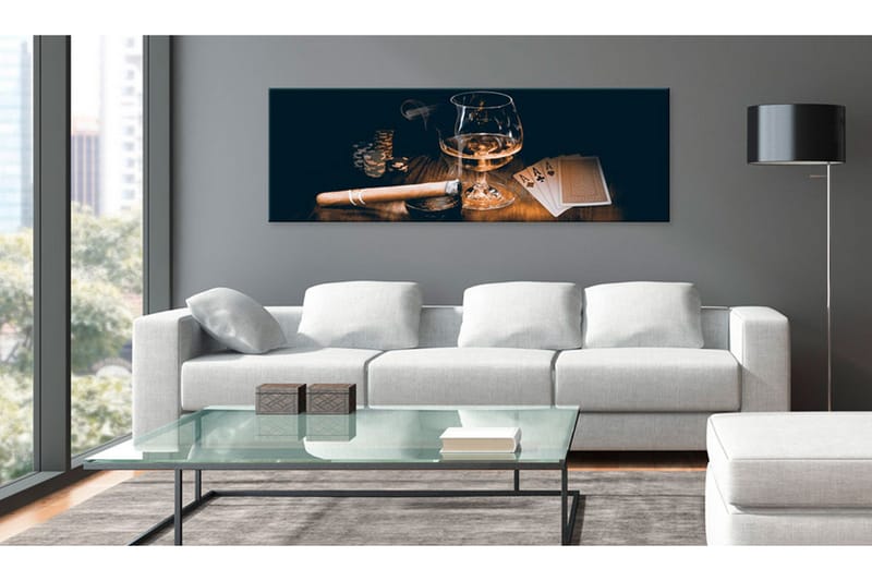 Tavla Stylish Entertainment 150x50 - Artgeist sp. z o. o. - Inredning - Tavlor & konst - Canvastavlor