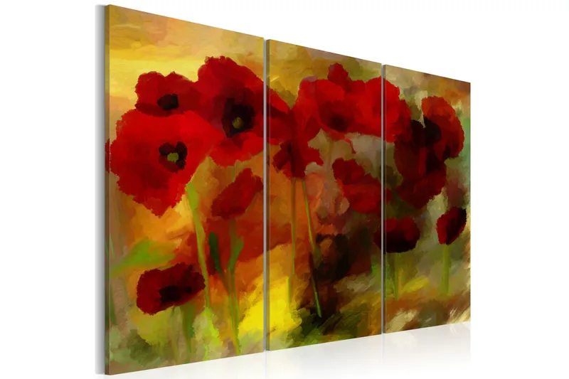 Tavla Sublime vallmo 90x60, Artgeist sp. z o. o.