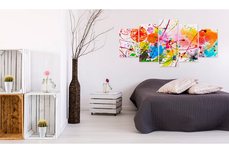 Tavla Summer Of Colours 200x100 - Artgeist sp. z o. o. - Inredning - Tavlor & konst - Canvastavlor