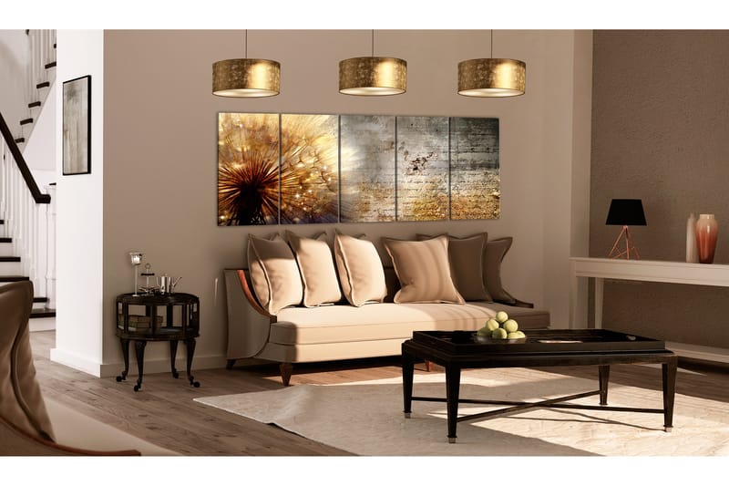Tavla Sunny Dandelion 225x90 - Artgeist sp. z o. o. - Inredning - Tavlor & konst - Canvastavlor