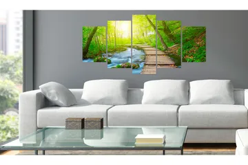 Tavla Sunny Forest 100x50 - Artgeist sp. z o. o. - Inredning - Tavlor & konst - Canvastavlor
