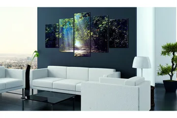 Tavla Sunny Forest Path 200x100 - Artgeist sp. z o. o. - Inredning - Tavlor & konst - Canvastavlor