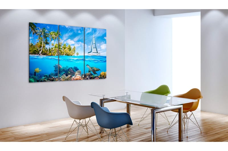 Tavla Sunny holidays 90x60 - Artgeist sp. z o. o. - Inredning - Tavlor & konst - Canvastavlor