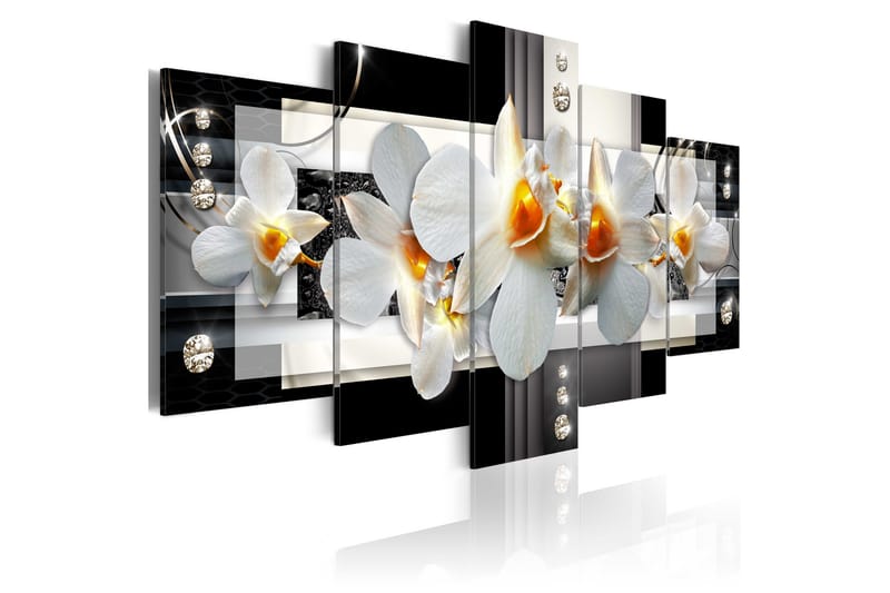 Tavla Sunny Orchids 100x50 - Artgeist sp. z o. o. - Inredning - Tavlor & konst - Canvastavlor